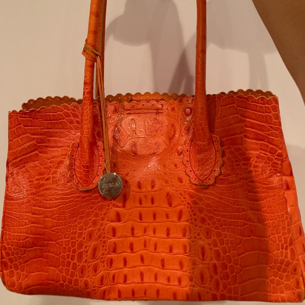 Furla Crocodile tote